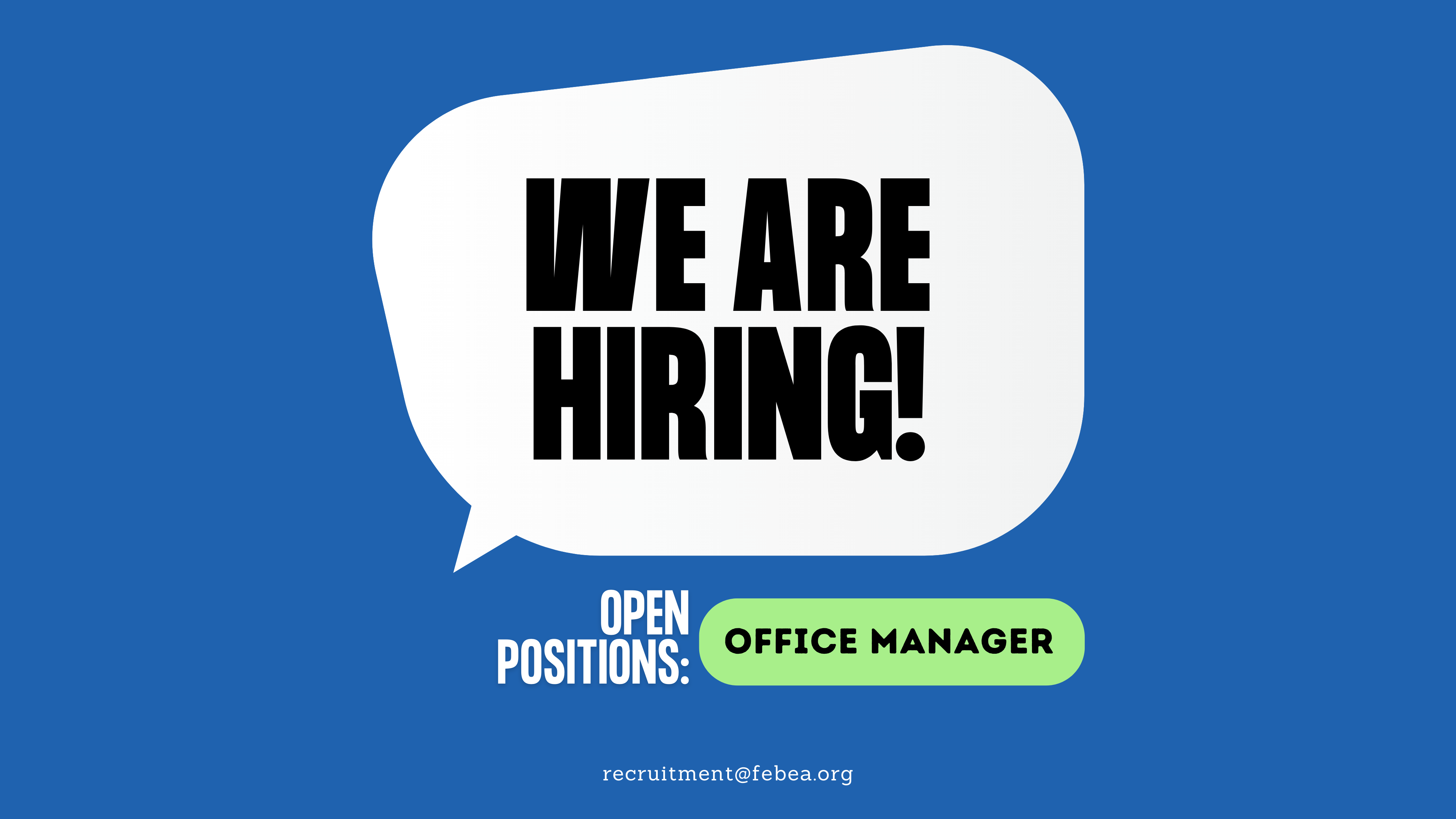 You are currently viewing Open Position – Office Manager (Part-time)/CLOSED